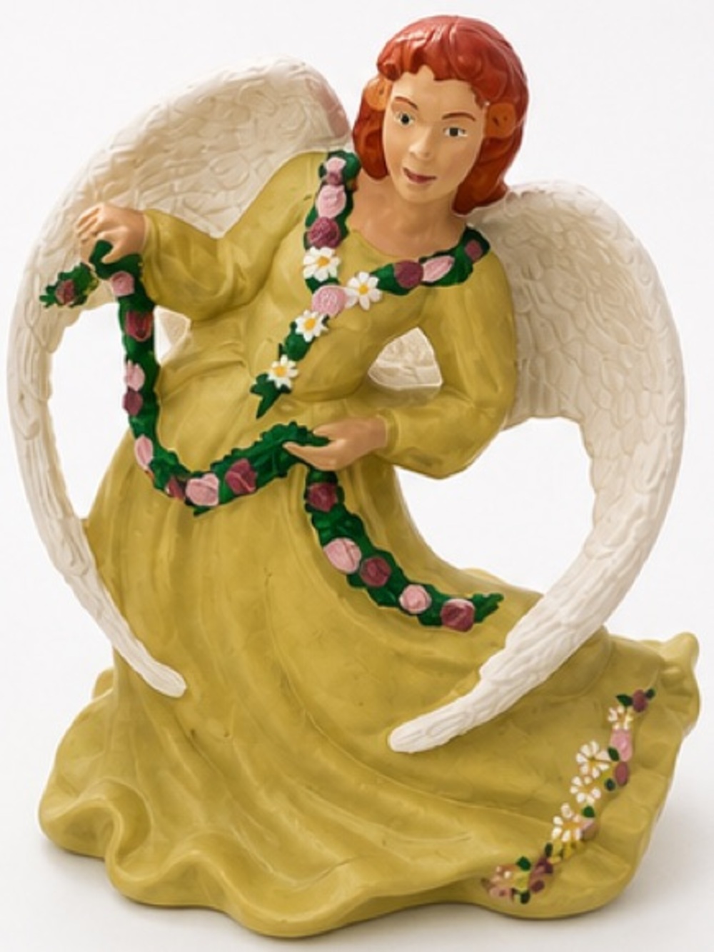 Set of 5 Hand-Painted Vintage Angel Figurines - Multicolor - Picture 4 of 11